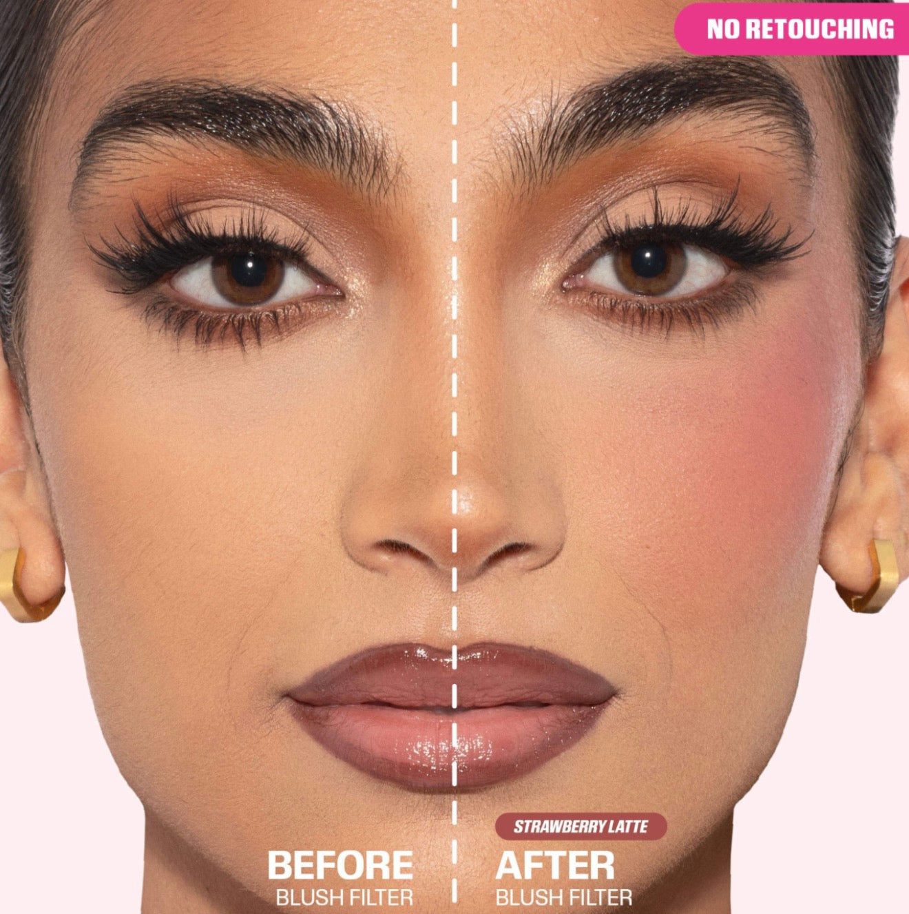 HUDA BEAUTY 
Rubor Filter Soft Glow Liquid Blush