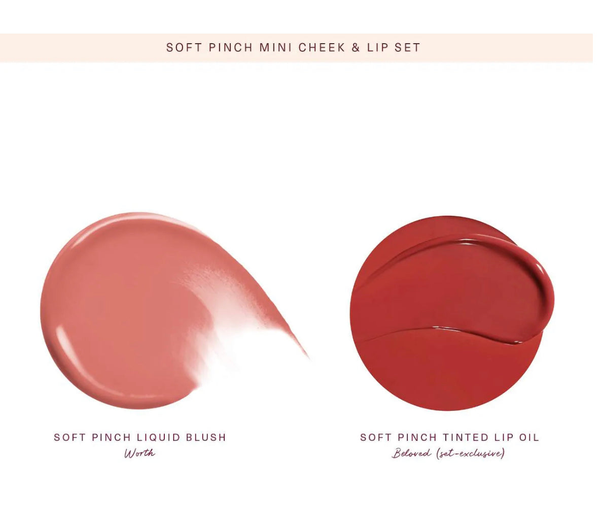 Rare Beauty by Selena Gomez 
Mini Soft Pinch Liquid Blush and Lip Oil Set