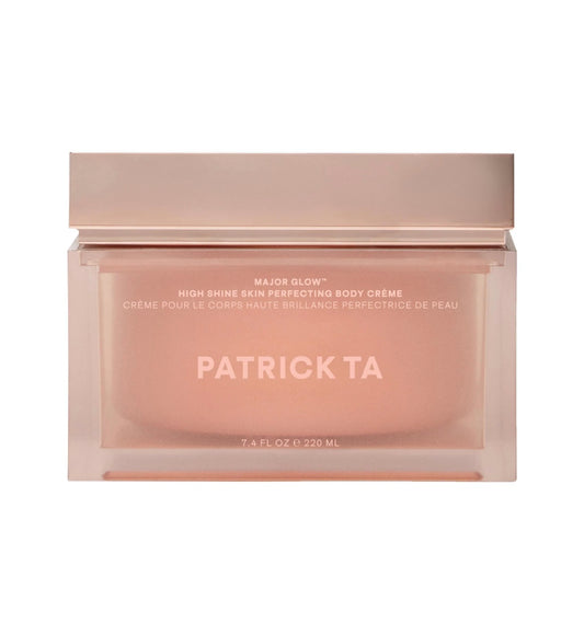 PATRICK TA 
Major Glow High Shine Skin Perfecting Body Crème