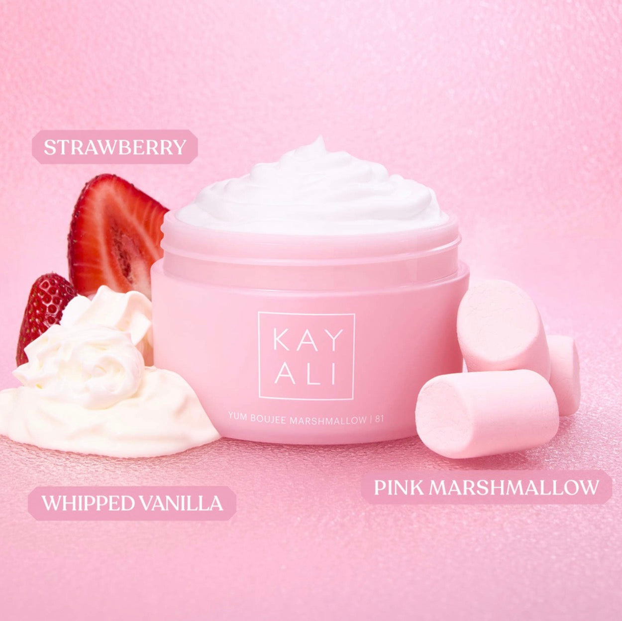 KAYALI 
Yum Boujee Marshmallow | 81 Silk Soufflé Body Cream with Hyaluronic Acid + KAYALI Dream Elixir