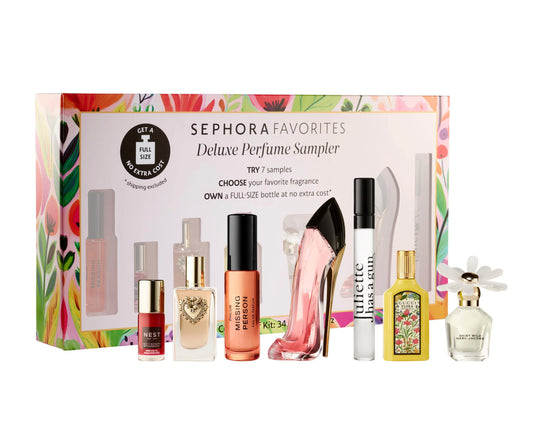 Sephora Favorites 
Mini Deluxe Perfume Sampler Set perfumes mini + perfume de 30 ML
