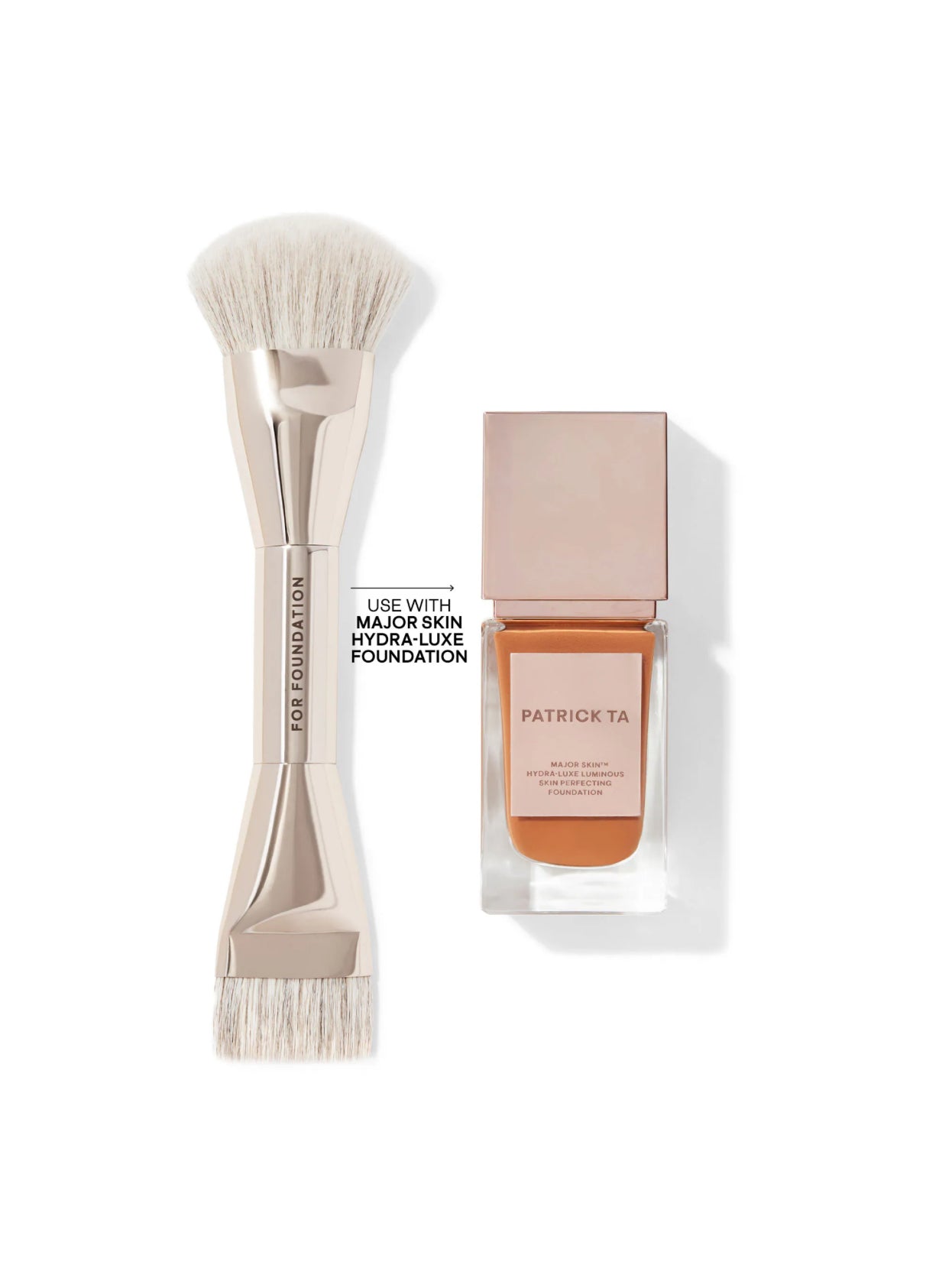 PATRICK TA 
Dual Ended Foundation Brush