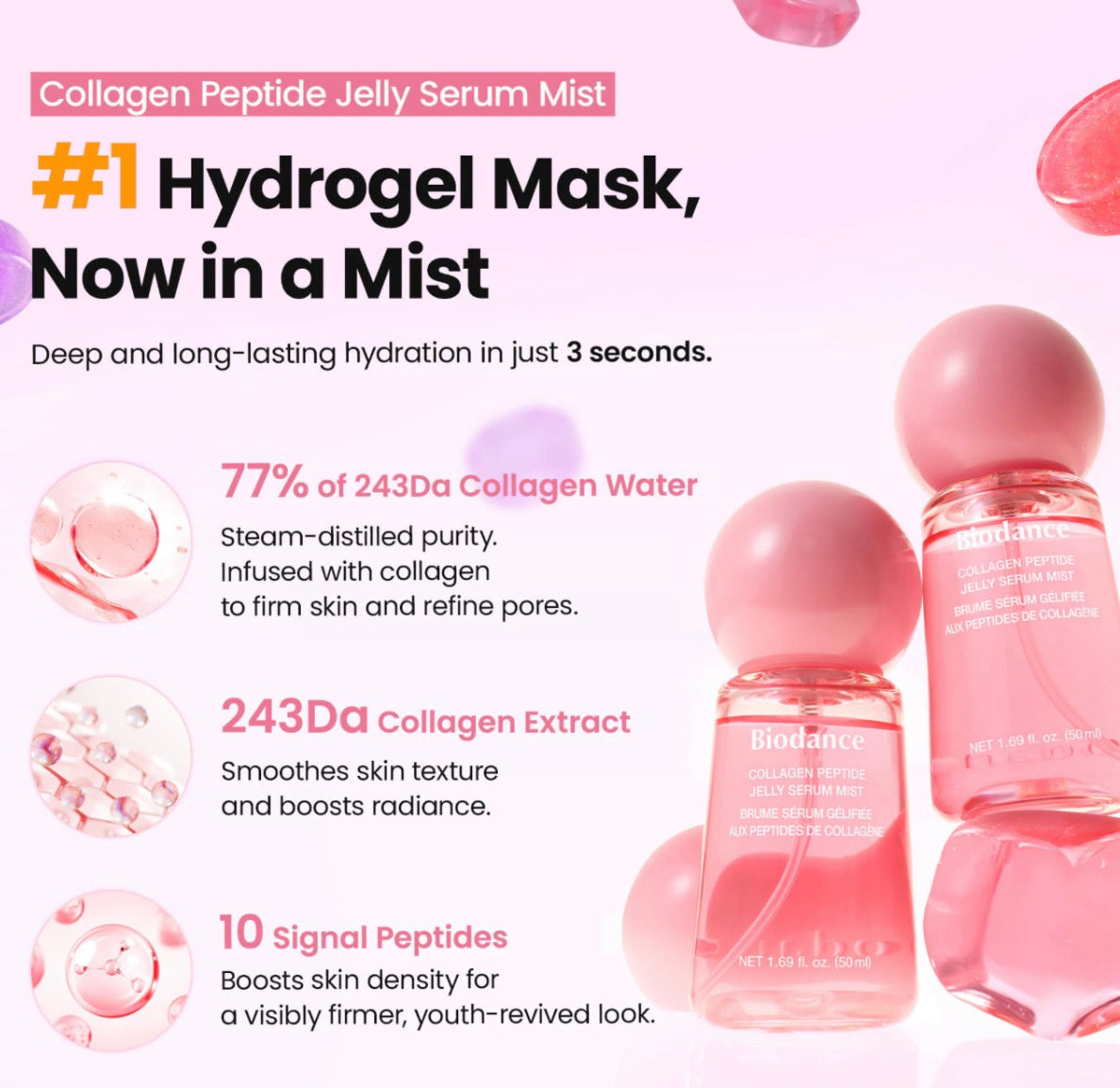 Biodance 
Collagen Peptide Jelly Mist