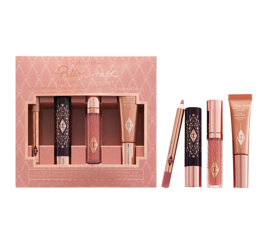 Charlotte Tilbury 
Conjunto de secretos icónicos de labios y mejillas de Pillow Talk set Charlotte