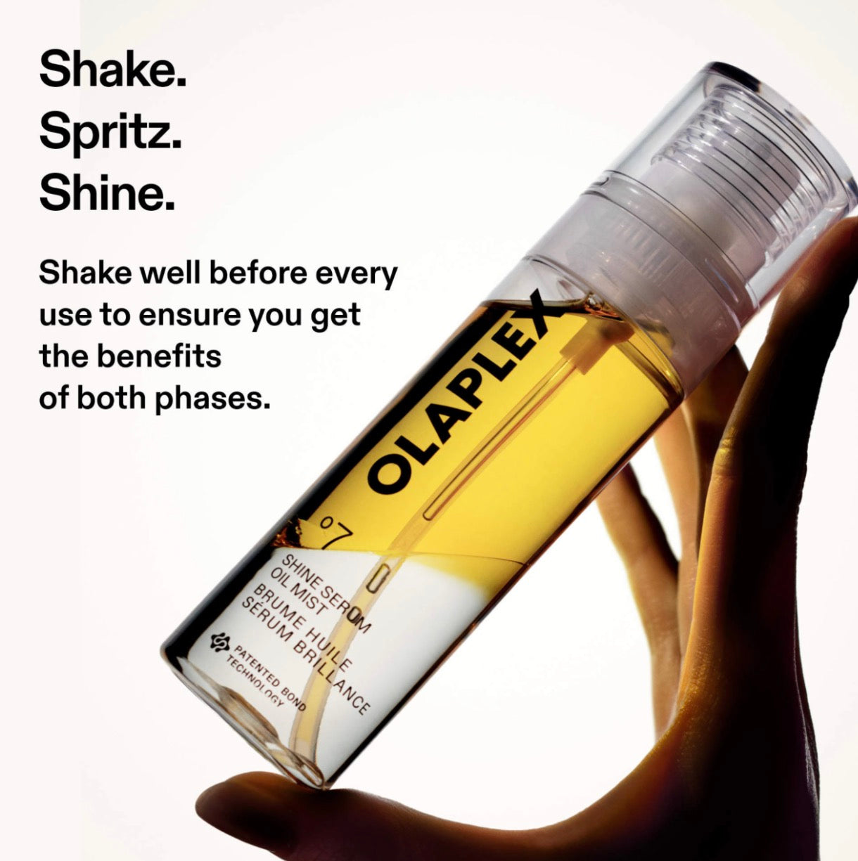 Olaplex 
°7 Shine Serum 2-in-1 Weightless Shine Hair Oil & Hydrating Repair Treatment Mist