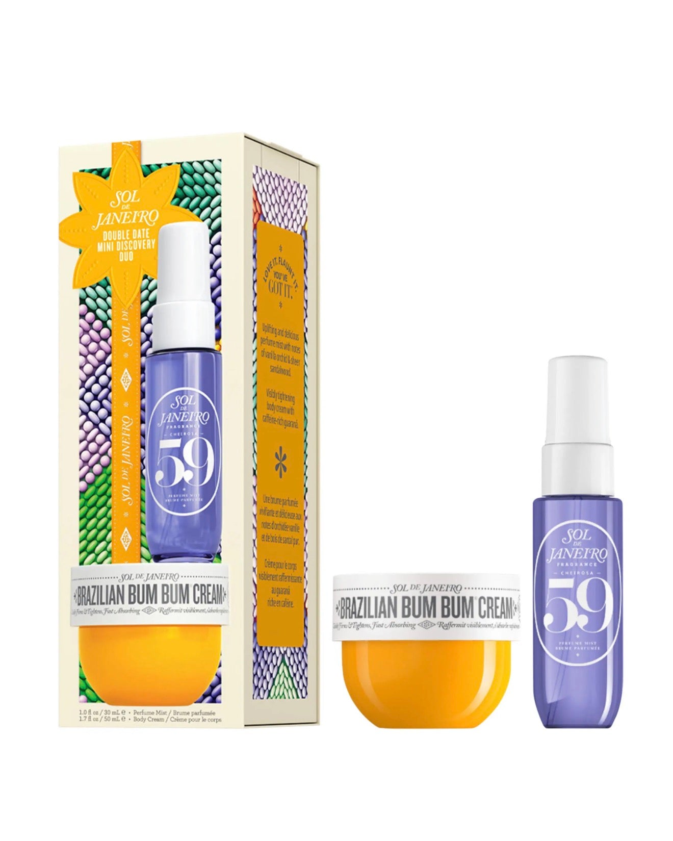 Sol de Janeiro 
Double Date Mini Discovery Duo Sampler Set