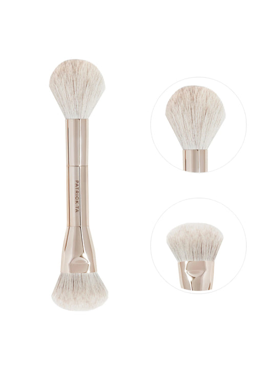 PATRICK TA 
Dual Ended Blush Brush la original