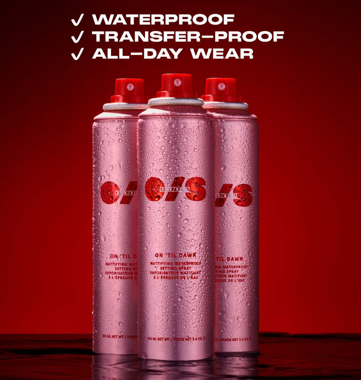 ONE/SIZE by Patrick Starrr 46ML
Mini sellador On 'Til Dawn Mattifying Waterproof Setting Spray