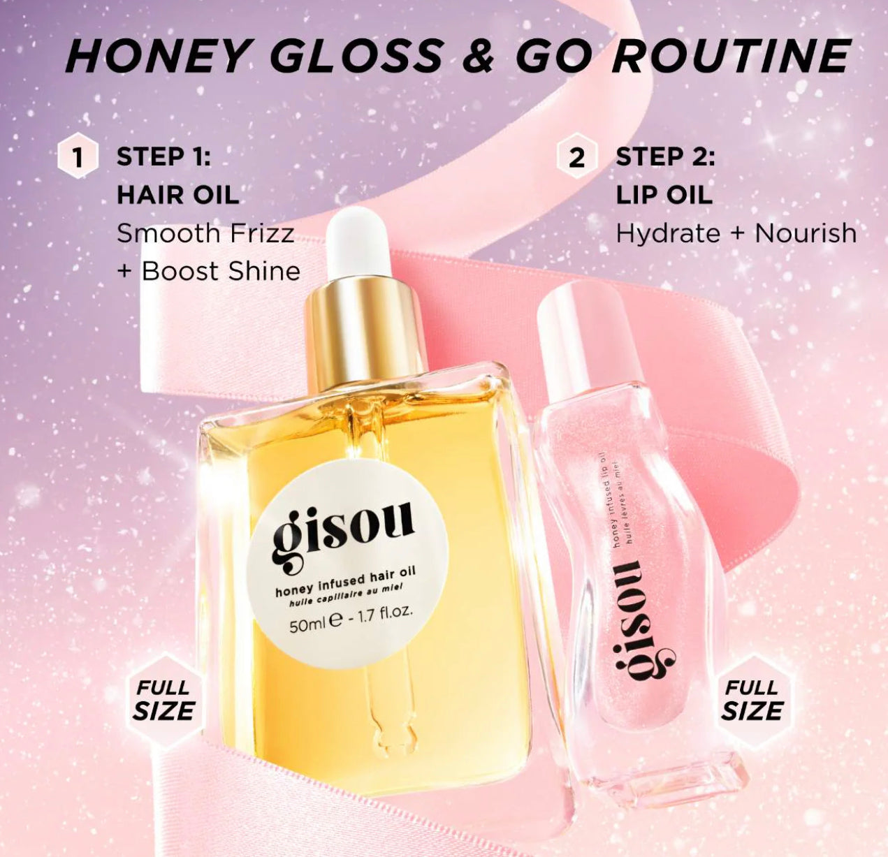 Gisou
Honey Gloss & Go Duo Value Set