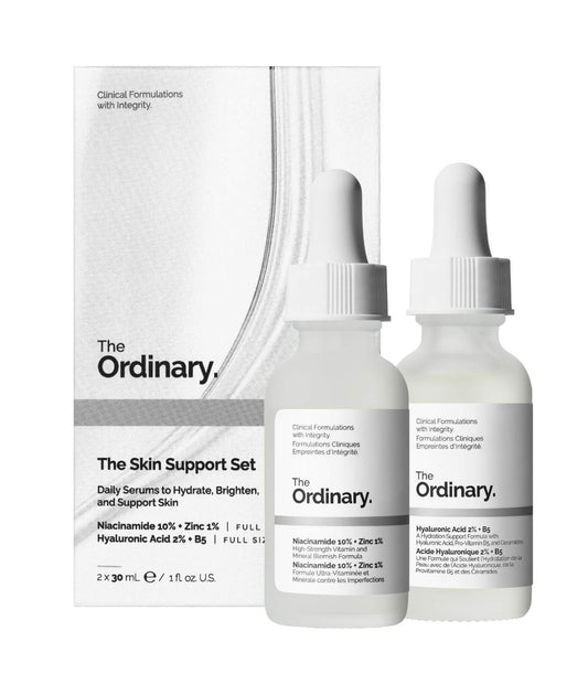 The Ordinary 
The Skin Support Set with Niacinamide + Hyaluronic Acid