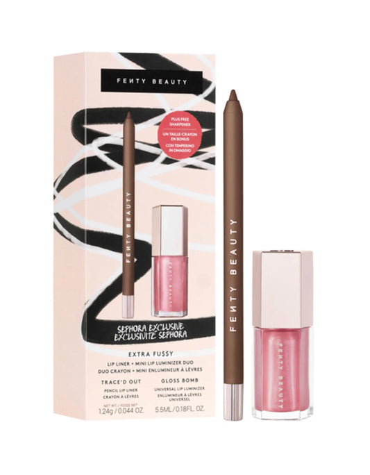 Fenty Beauty by Rihanna 
Extra Fu$$y Lip Liner + Mini Lip Luminizer Duo