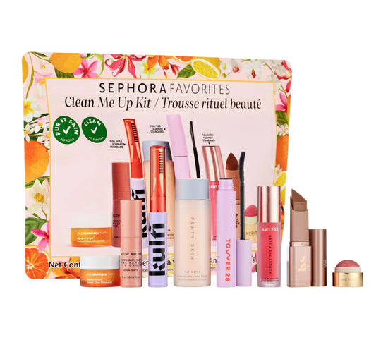Sephora Favorites 
Clean Me Up Makeup and Skincare Value Set