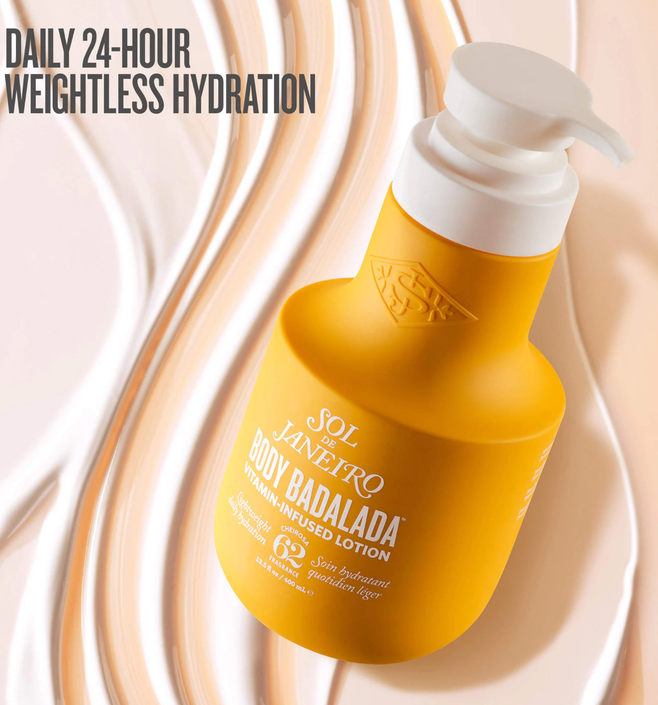 Sol de Janeiro 
Body Badalada™ Lotion with Hyaluronic Acid for Daily Hydration loción diaria 400ML