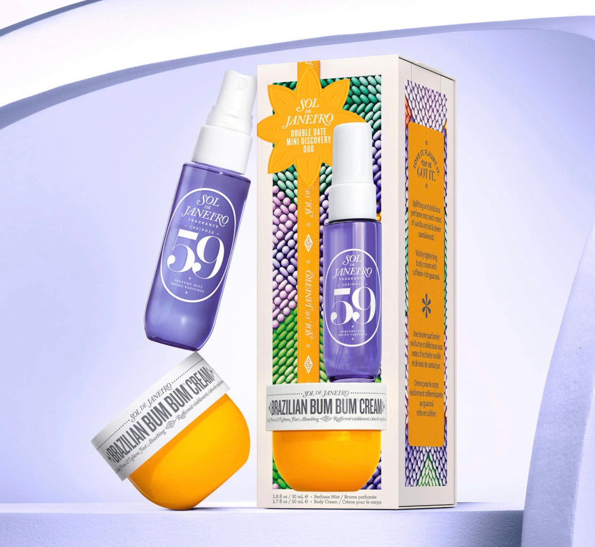 Sol de Janeiro 
Double Date Mini Discovery Duo Sampler Set