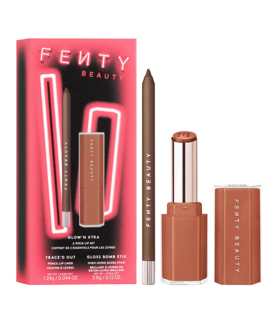 Fenty Beauty by Rihanna 
Glow'n Extra 2-Piece Lip Set