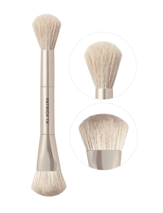 PATRICK TA 
Dual Ended Precision Blush Brush
