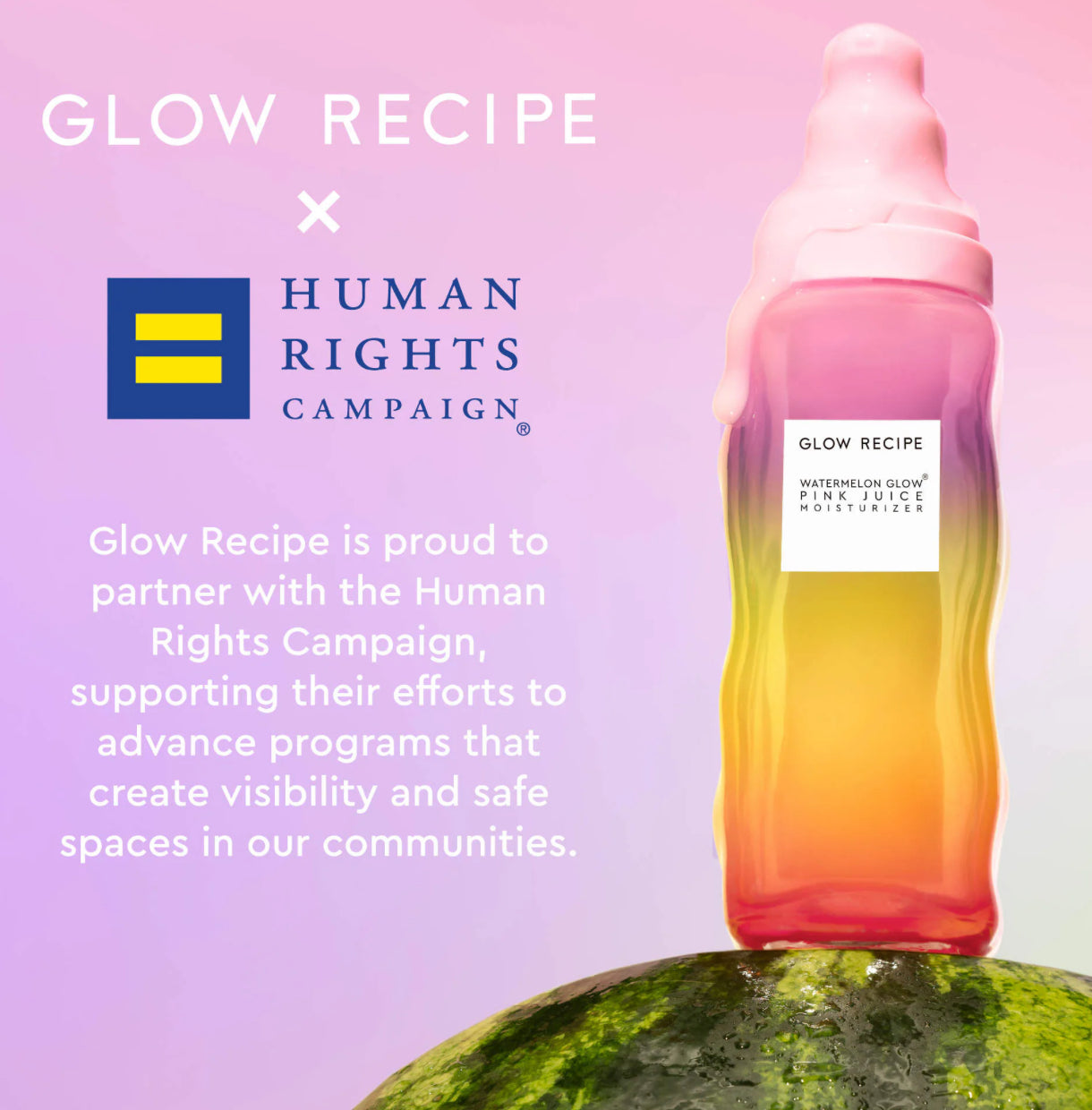 Glow Recipe 
Watermelon Pink Juice Oil-Free 50ML Refillable Moisturizer crema hidratante