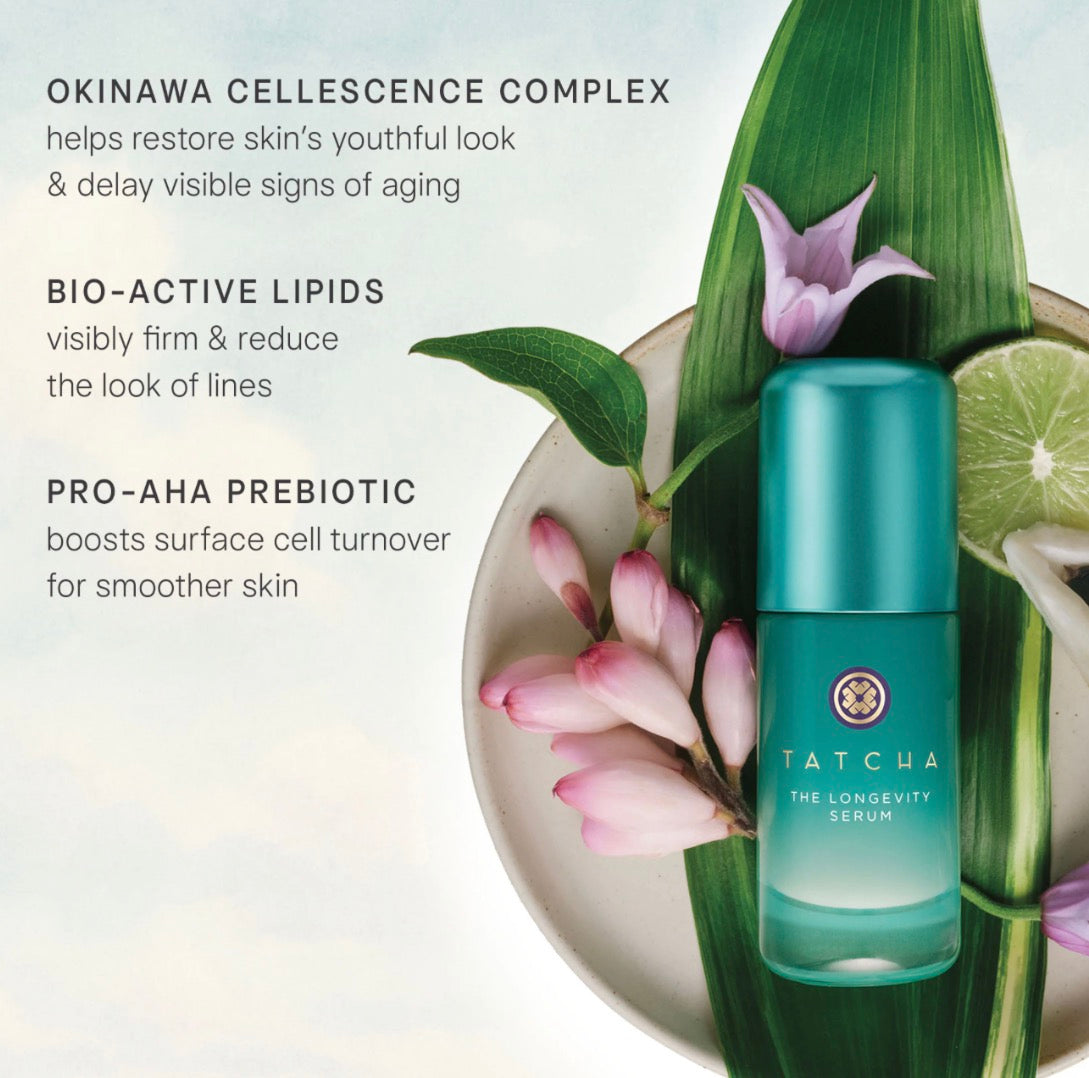 Tatcha 
The Longevity Skin Strength + Resilience Serum for Visible Firming and Smoothing