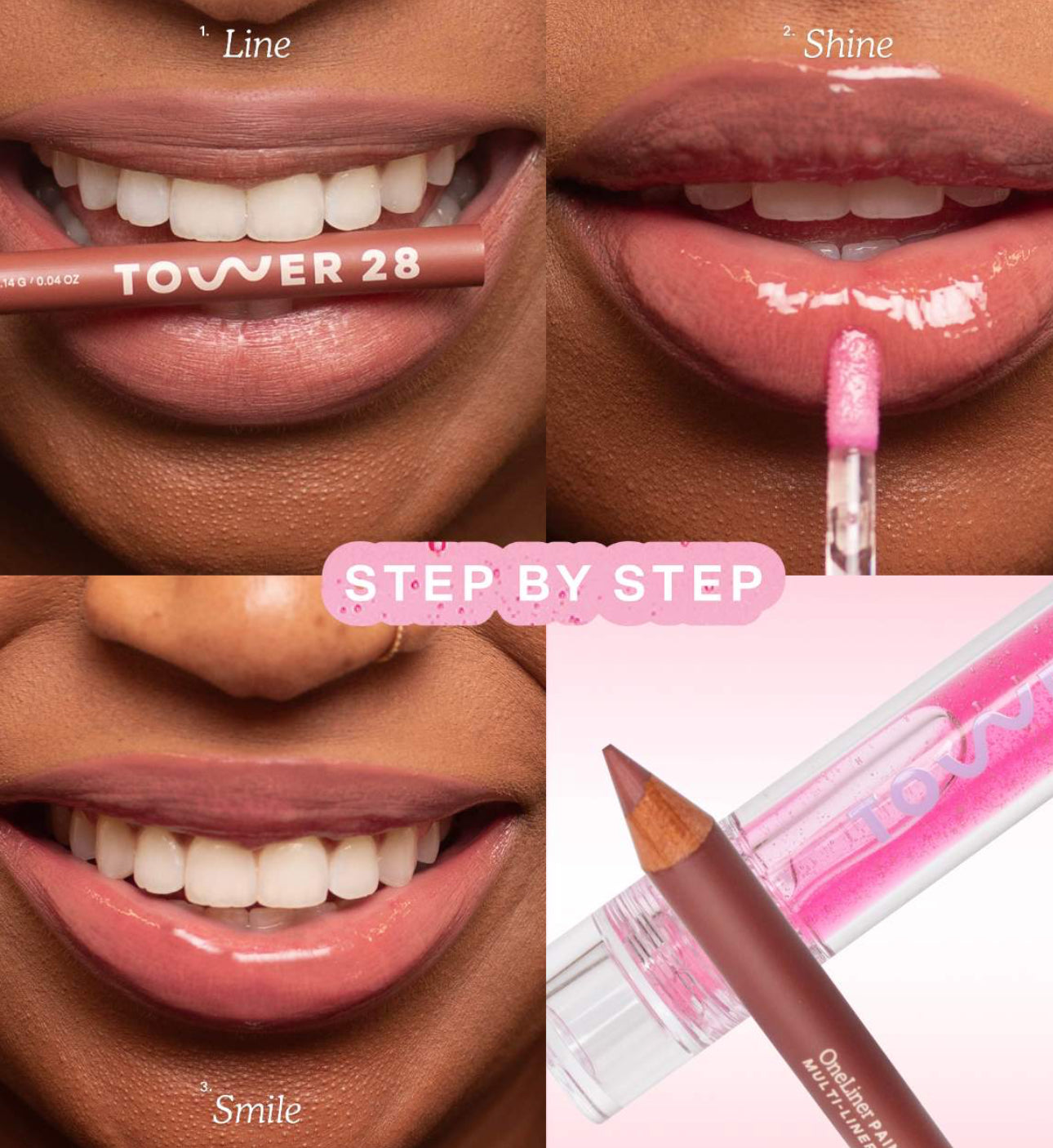 Tower 28 Beauty 
Line + Shine Lip Kit