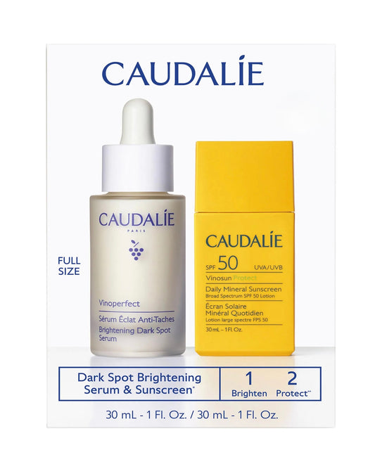 Caudalie 
Dark Spot Brightening Serum & Sunscreen SPF 50 Set