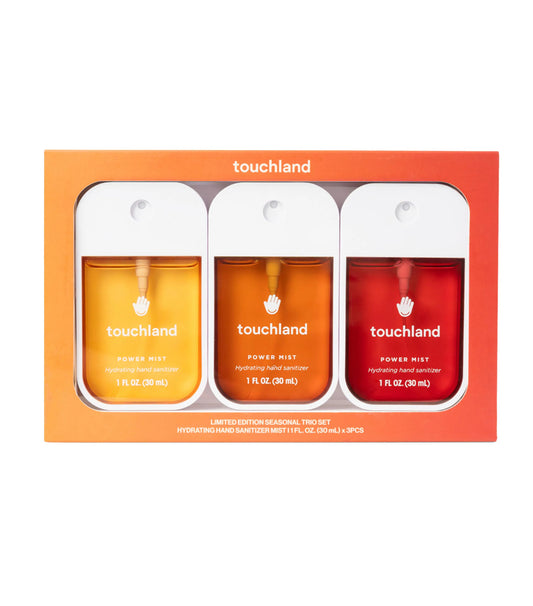 Touchland 
Limited Edition Power Mist Hydrating Hand Sanitizer Seasonal Trio Set