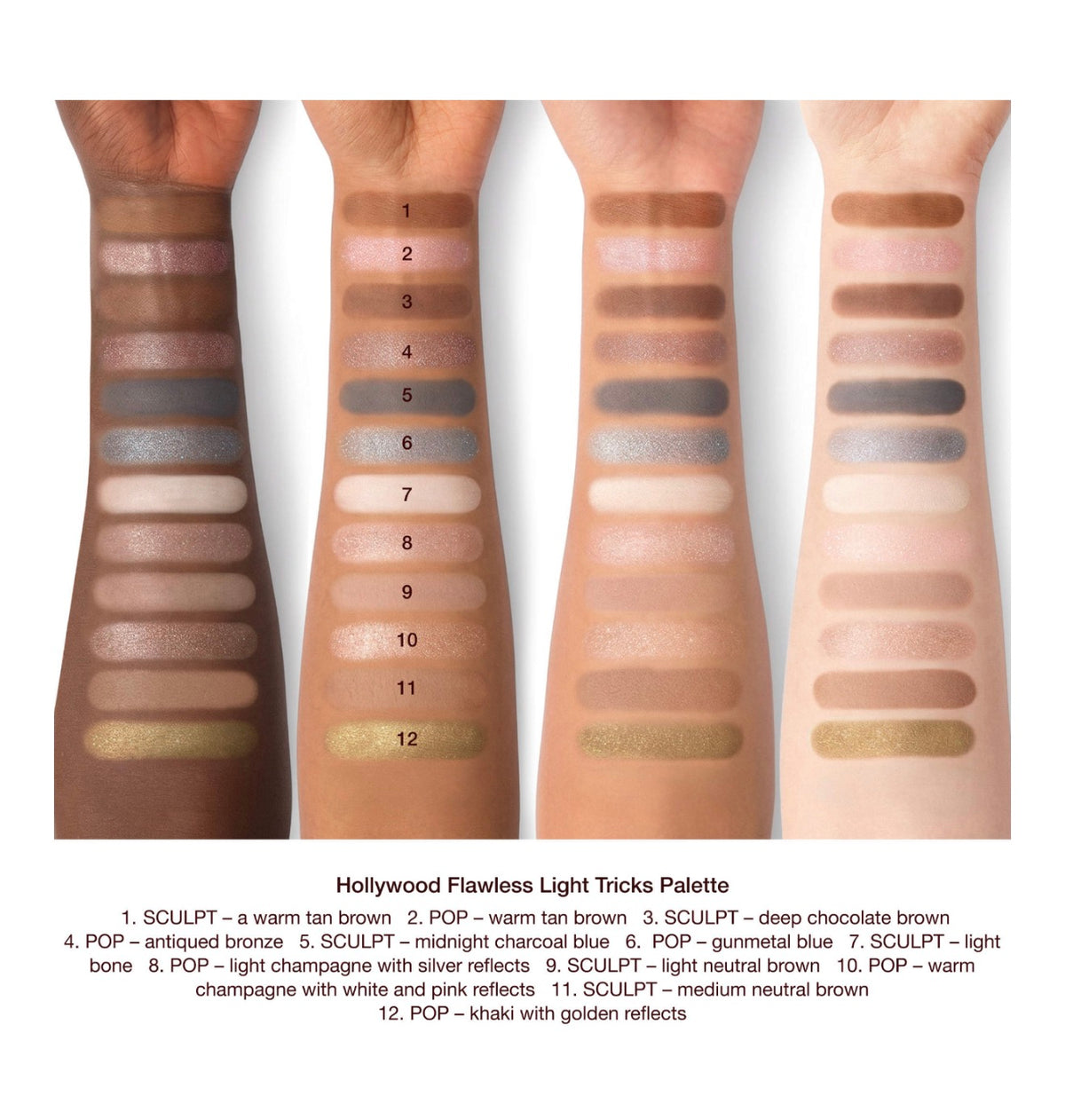 Charlotte Tilbury 
Hollywood Flawless Light Tricks Eyeshadow Palette