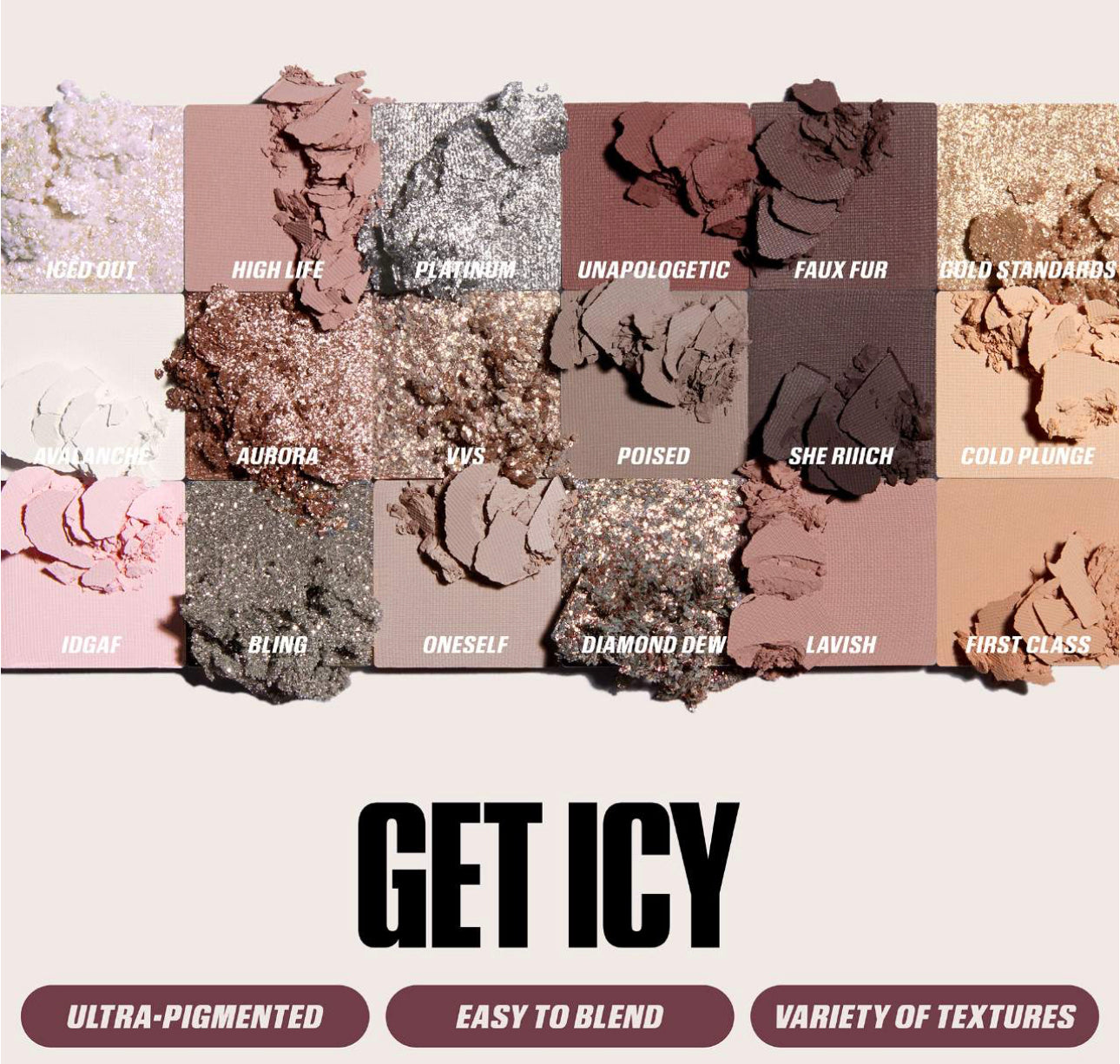 HUDA BEAUTY
Icy Nude Eyeshadow Palette