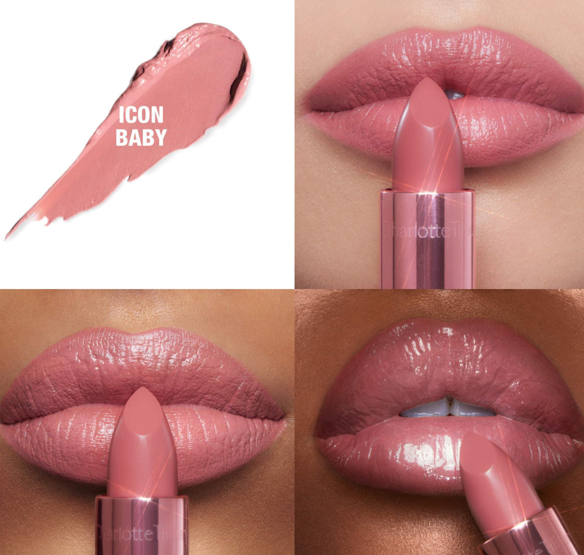 Charlotte Tilbury 
Mini Iconic Hollywood Lipstick Trio Gift Set