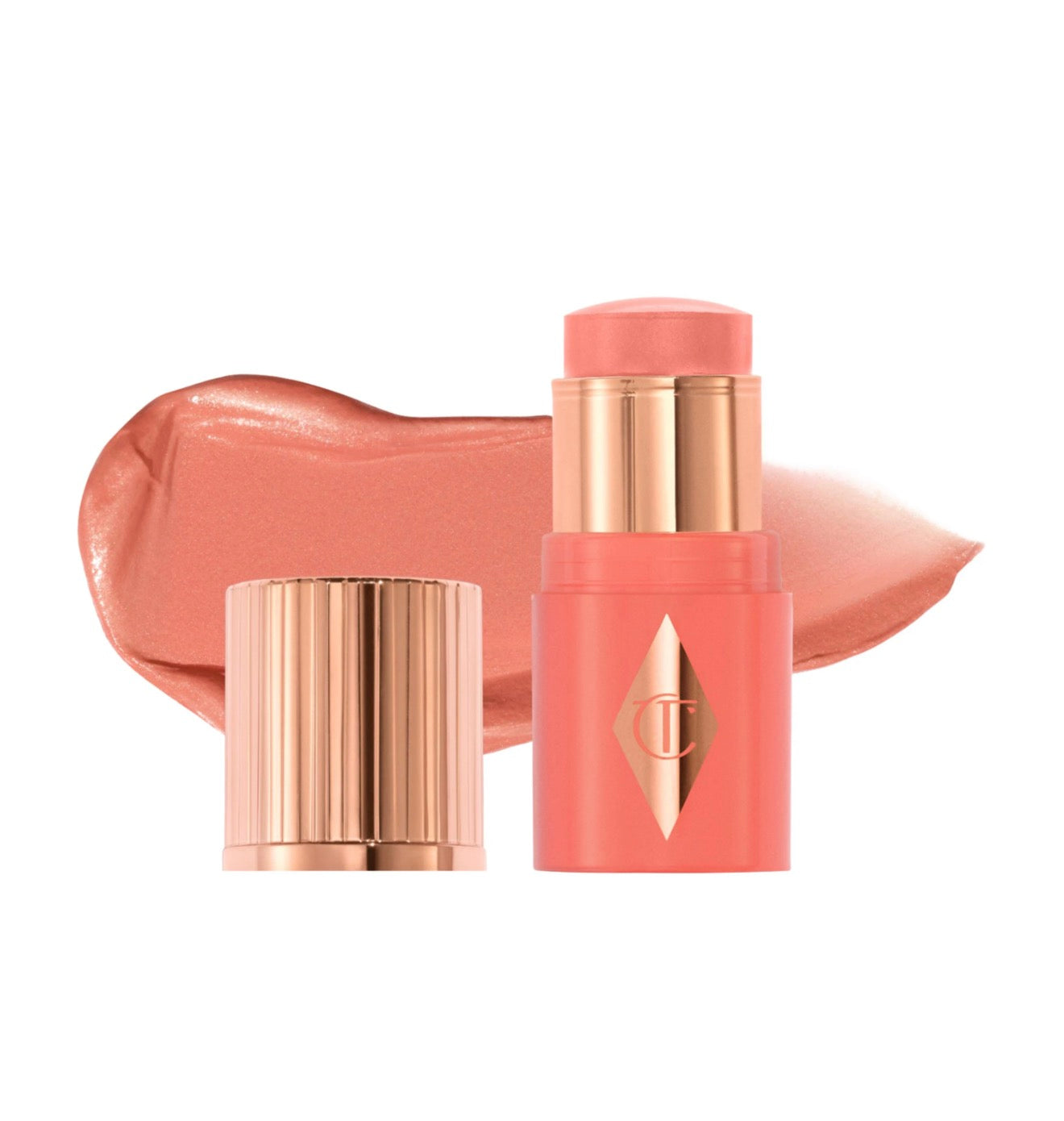 Charlotte Tilbury MINI 
Mini Unreal Lip + Cheek Glow Blush Stick con ácido hialurónico