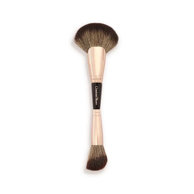 AIRBRUSH FLAWLESS EASY SOFT BLUR BRONZER + BLUSHER BRUSH brocha nueva