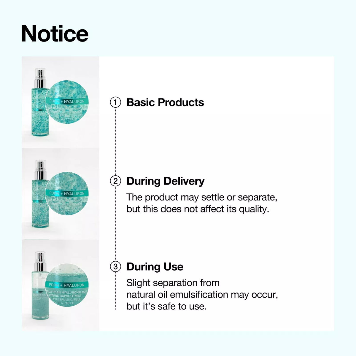 ANUA
PDRN Hyaluronic Acid Hydrating Capsule Mist