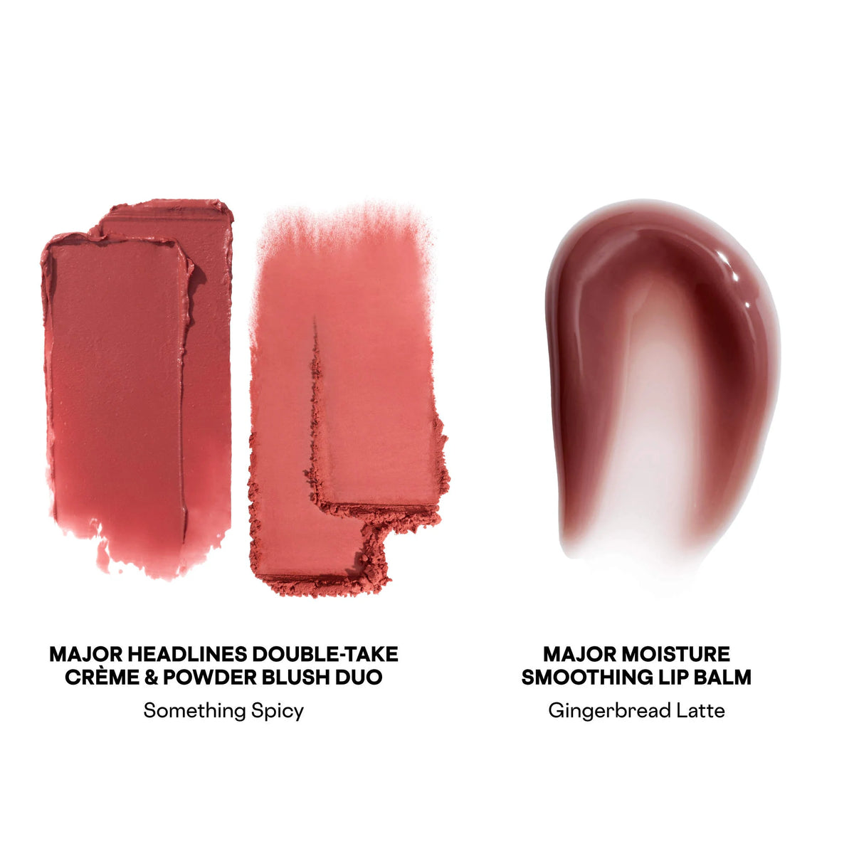 PATRICK TA 
Major Headlines Double-Take Crème & Powder Blush Duo & Lip Balm Makeup Gift Set