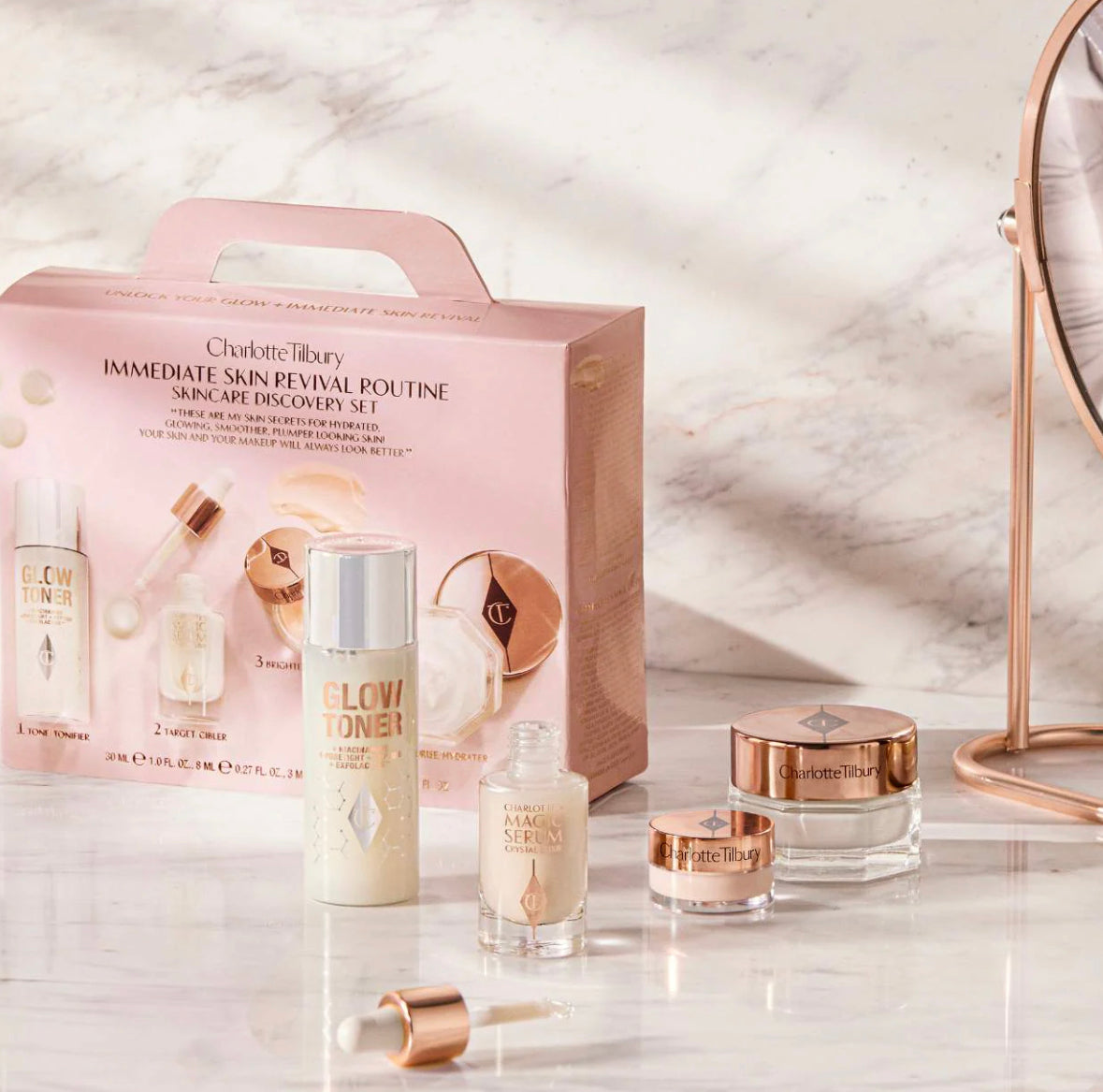 Charlotte Tilbury Immediate Skin Revival Routine Discovery Set