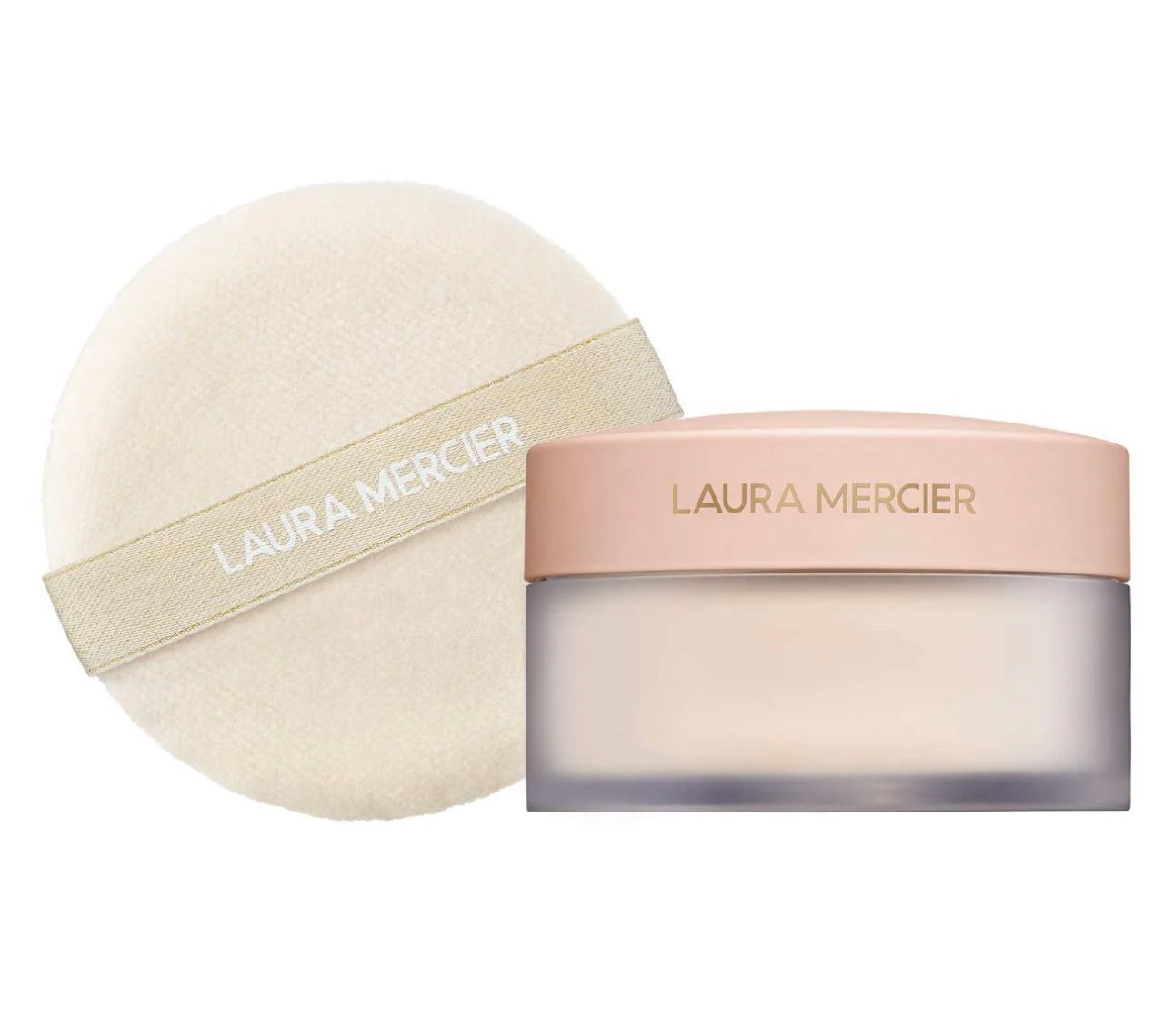 Laura Mercier Divinely Flawless Translucent Loose Setting Powder & Puff Set- Talc Free Ultra Blur