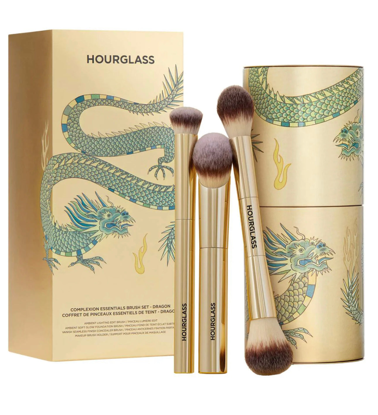 Hourglass Complexion Essentials Brush Set Dragon